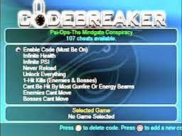 ps2 codebreaker codes all games